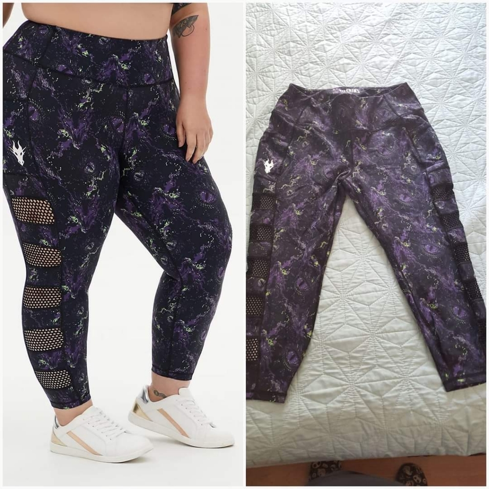Torrid maleficent active legging